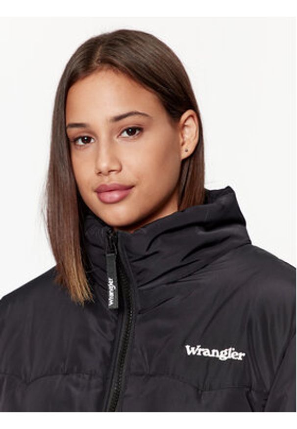 Wrangler Kurtka przejściowa Western 112342700 Czarny Regular Fit. Kolor: czarny. Materiał: syntetyk