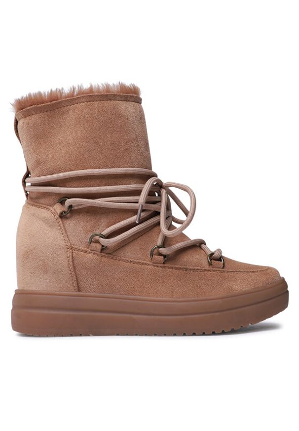 Jenny Fairy Botki WS5829-03 Beżowy. Kolor: beżowy. Materiał: materiał