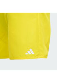 Adidas - Szorty Swim Kids. Kolor: żółty, wielokolorowy, biały. Materiał: materiał #2