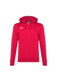 CAPELLI SPORT - Bluza piłkarska męska Capelli Basics Adult Zip Hoodie. Kolor: czerwony. Sport: piłka nożna #1