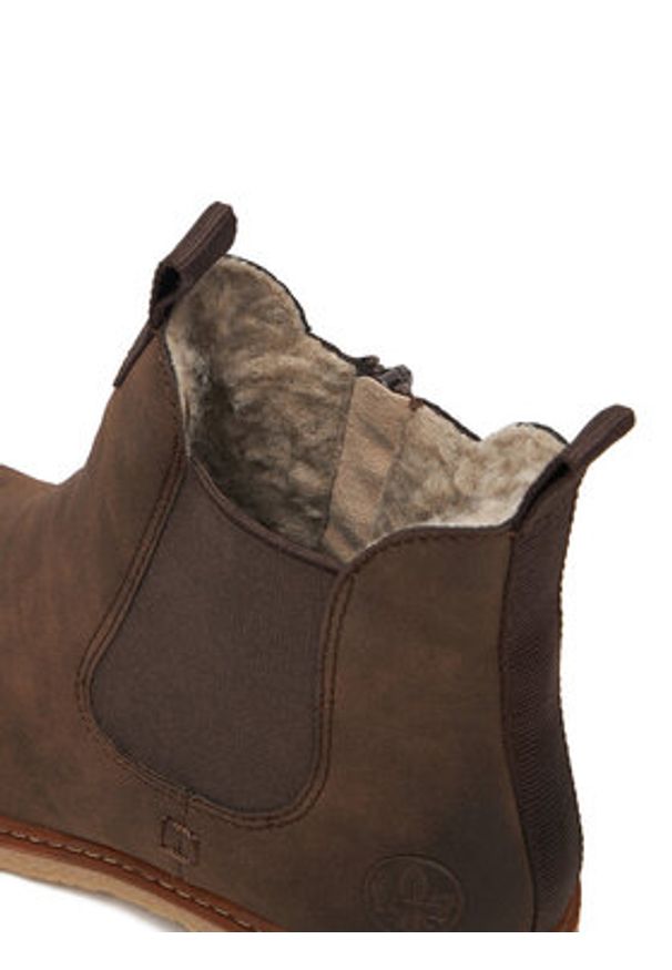 Rieker Botki CEO-Z5050-25 Brązowy. Kolor: brązowy. Materiał: materiał, syntetyk