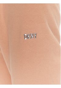 DKNY Sport Spodnie dresowe DP2P3114 Brązowy Regular Fit. Kolor: brązowy. Materiał: bawełna, syntetyk #4