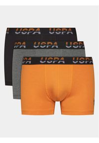 U.S. Polo Assn. Komplet 3 par bokserek 80432 Kolorowy. Materiał: bawełna. Wzór: kolorowy