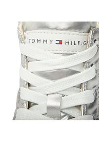 TOMMY HILFIGER - Tommy Hilfiger Sneakersy T3A9-32975-1437904 S Srebrny. Kolor: srebrny. Materiał: materiał #6