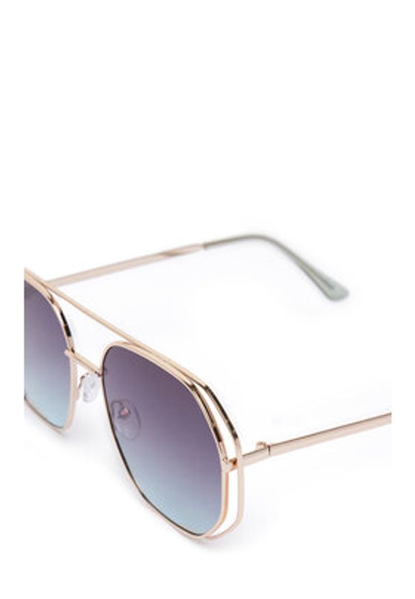 Aldo Okulary przeciwsłoneczne Areanwan 13935436 Złoty. Kolor: złoty