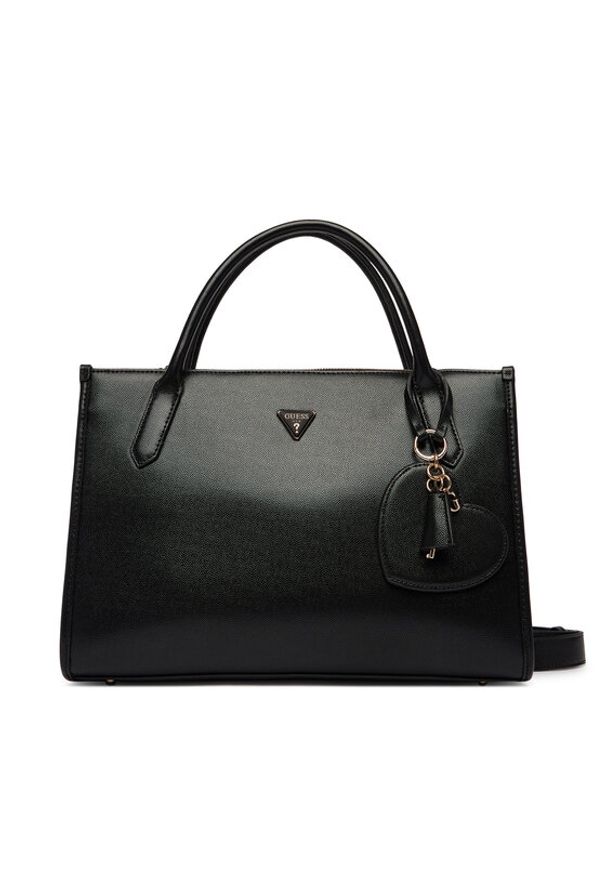 Guess Torebka Isobel HWBG99 32220 Czarny. Kolor: czarny. Materiał: skórzane