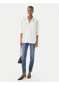 TOMMY HILFIGER - Tommy Hilfiger Koszula WW0WW45612 Biały Regular Fit. Kolor: biały. Materiał: bawełna #2