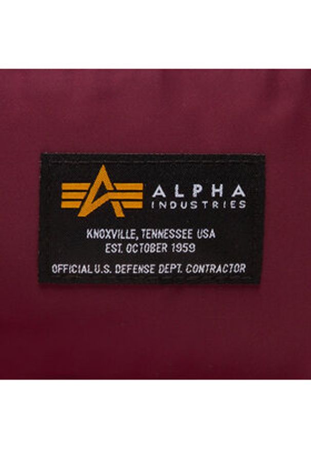 Alpha Industries Nerka Crew Carry Bag 196923 Bordowy. Kolor: czerwony. Materiał: materiał