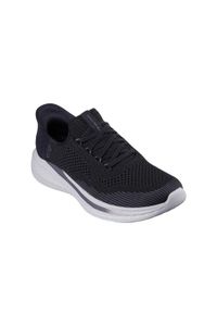 skechers - Buty wsuwane SLIP-INS sportowe męskie Skechers Slade Quinto. Zapięcie: bez zapięcia. Kolor: czarny