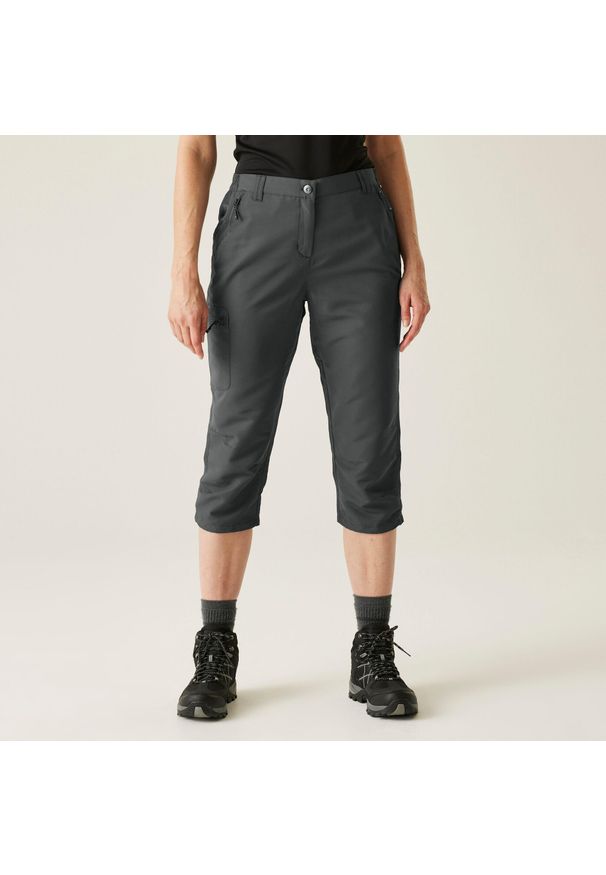 Regatta - Damska Chaska Capri. Kolor: szary. Materiał: poliester, tkanina. Sezon: lato. Sport: turystyka piesza