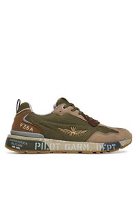 Aeronautica Militare Sneakersy 261SC0276UCT04327 Zielony. Kolor: zielony. Materiał: materiał #1