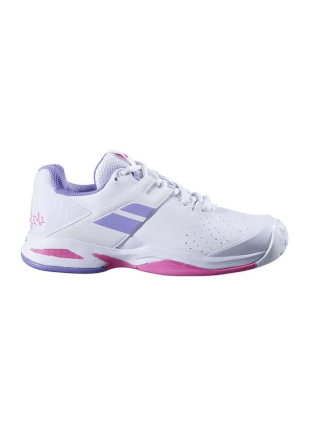 Buty dziecięce do tenisa Babolat Prop All Court. Kolor: biały. Sport: tenis