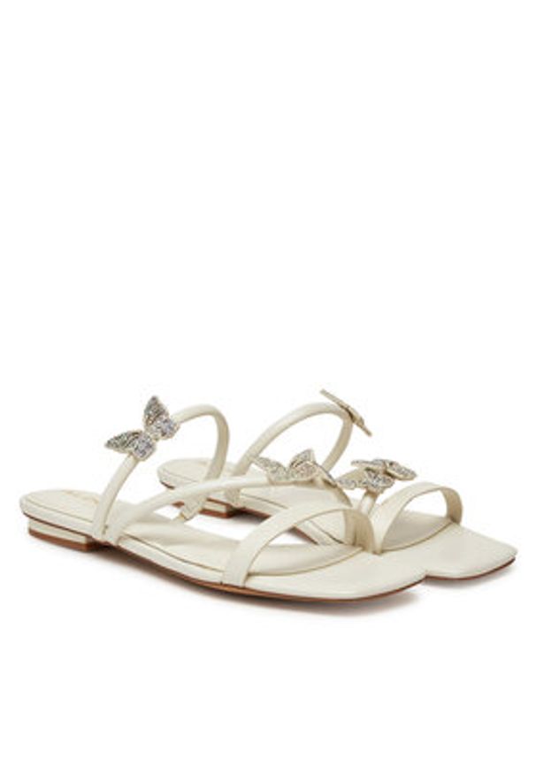 Aldo Klapki Flyhigh 13966746 Biały. Kolor: biały. Materiał: skóra