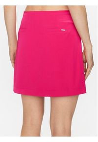 Guess Spódnica mini W3YD63 WFKY2 Różowy Regular Fit. Kolor: różowy. Materiał: syntetyk #3
