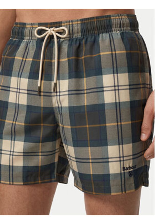 Barbour Szorty kąpielowe Staple MSW0065TN51 Zielony Regular Fit. Kolor: zielony. Materiał: syntetyk