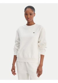 Lacoste Bluza SF5270 Écru Regular Fit. Kolor: kremowy. Materiał: bawełna #1