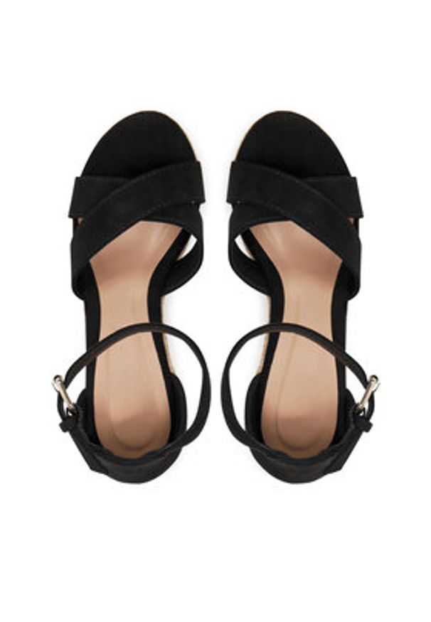 ONLY Shoes Espadryle Onlamelia-18 15335555 Czarny. Kolor: czarny. Materiał: skóra