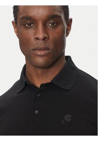 Karl Lagerfeld - KARL LAGERFELD Polo 745750 500221 Czarny Regular Fit. Typ kołnierza: polo. Kolor: czarny. Materiał: bawełna #3
