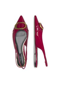 Nine West Baleriny WFA2551-1 Czerwony. Kolor: czerwony. Materiał: skóra #5