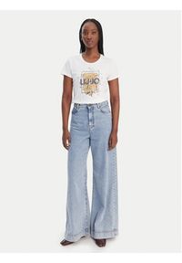 Liu Jo T-Shirt WA6493 JS923 Biały Regular Fit. Kolor: biały. Materiał: bawełna #5