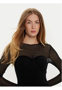 TwinSet - TWINSET Sukienka koktajlowa 242AT3040 Czarny Slim Fit. Kolor: czarny. Materiał: syntetyk. Styl: wizytowy #2