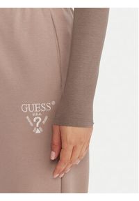 Guess Bluzka O5RI00 KBBU1 Beżowy Regular Fit. Kolor: beżowy