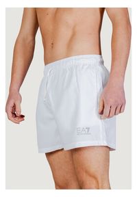 EA7 Emporio Armani Szorty kąpielowe 7M001677 AF13019 M0076 Biały Regular Fit. Kolor: biały. Materiał: syntetyk #3