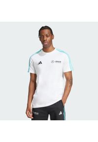 Adidas - Koszulka Mercedes - AMG Petronas Formula One Team DNA. Kolor: biały, wielokolorowy, czarny