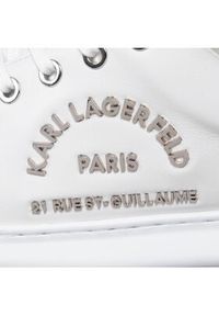 Karl Lagerfeld - KARL LAGERFELD Sneakersy KL52539 Biały. Kolor: biały. Materiał: skóra #6