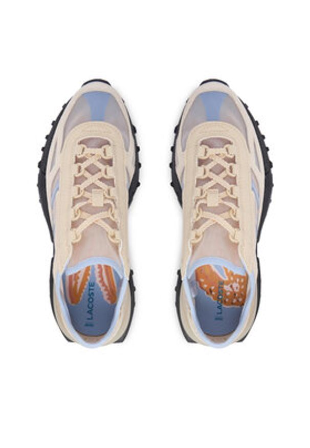 Lacoste Sneakersy Elite Active 51SFA0156 Beżowy jasny. Kolor: beżowy. Materiał: materiał