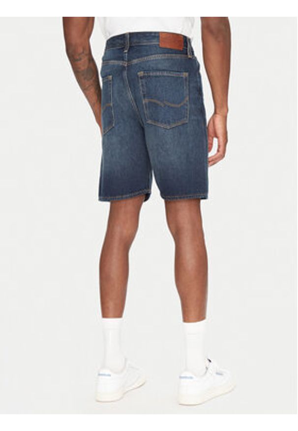 Jack & Jones - Jack&Jones Szorty jeansowe Tony 12269517 Granatowy Loose Fit. Kolor: niebieski. Materiał: bawełna