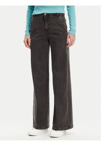 United Colors of Benetton - United Colors Of Benetton Jeansy 4TUT574X5 Szary Wide Leg. Kolor: szary