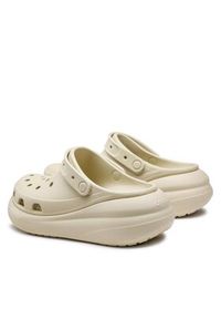 Crocs Klapki Classic Crush Clog 207521 Beżowy. Kolor: beżowy #5