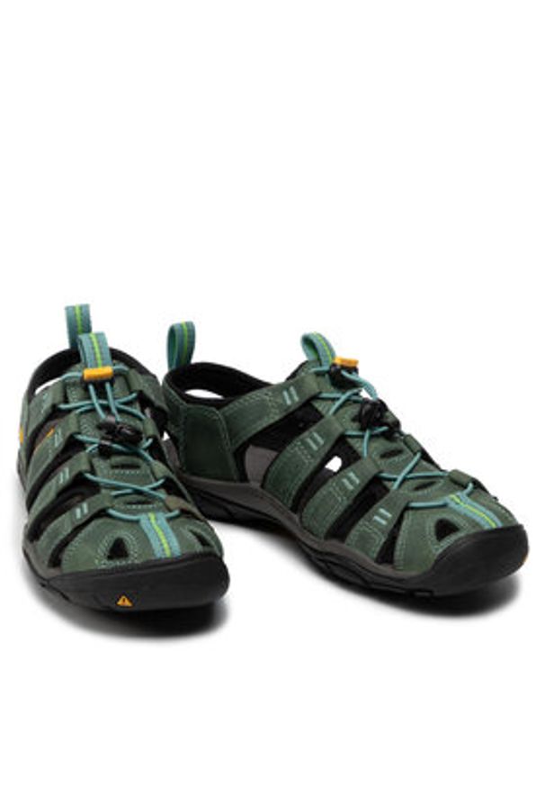 keen - Keen Sandały Clearwather Cnx Leather 1014371 Zielony. Kolor: zielony. Materiał: skóra, nubuk