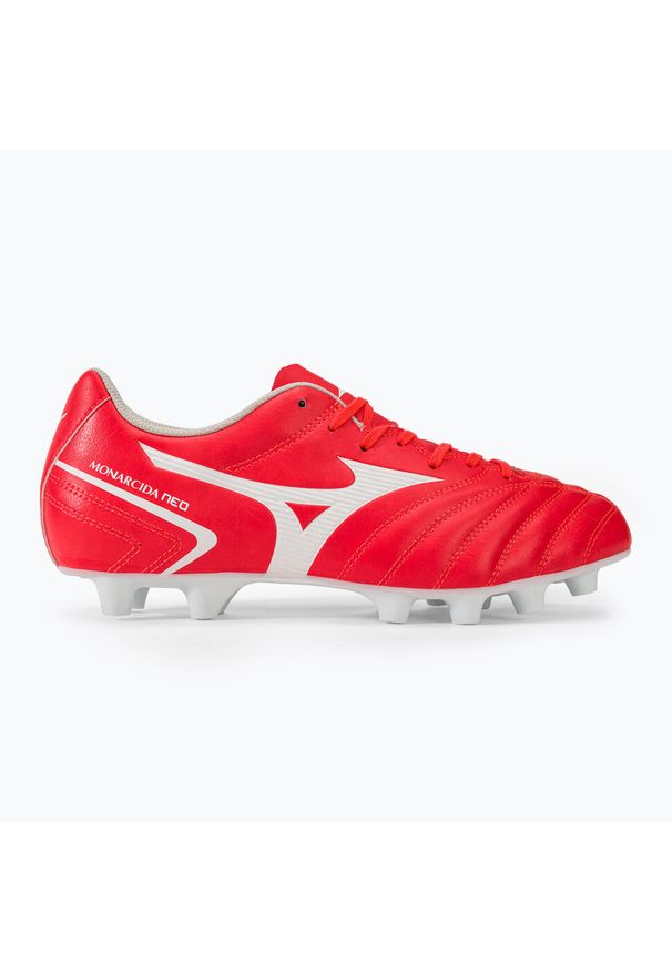 Buty piłkarskie Mizuno Monarcida Neo II Select FG. Kolor: czerwony. Sport: piłka nożna