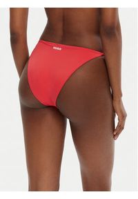 Hugo - HUGO Dół od bikini Pure 50535795 Czerwony. Kolor: czerwony. Materiał: syntetyk