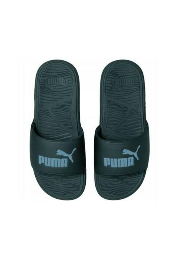 Klapki basenowe dla dorosłych Puma Cool Cat 2.0. Kolor: wielokolorowy, niebieski. Materiał: skóra ekologiczna, materiał