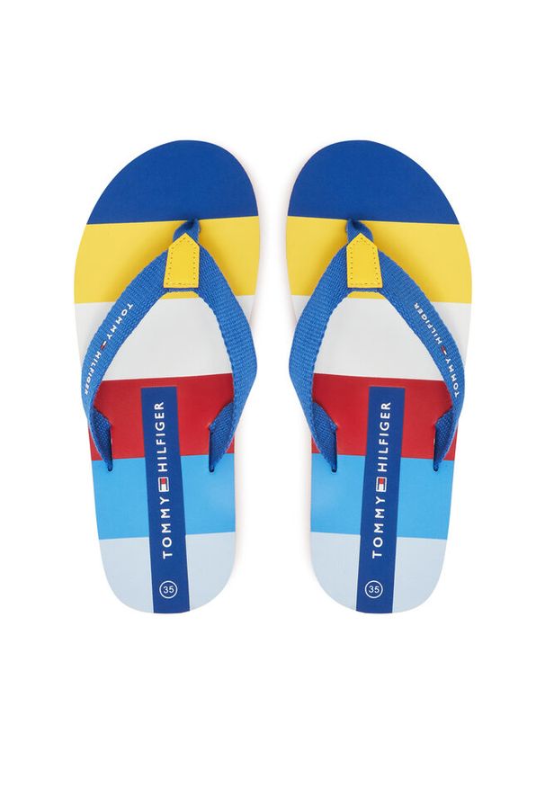 TOMMY HILFIGER - Japonki Tommy Hilfiger. Kolor: niebieski