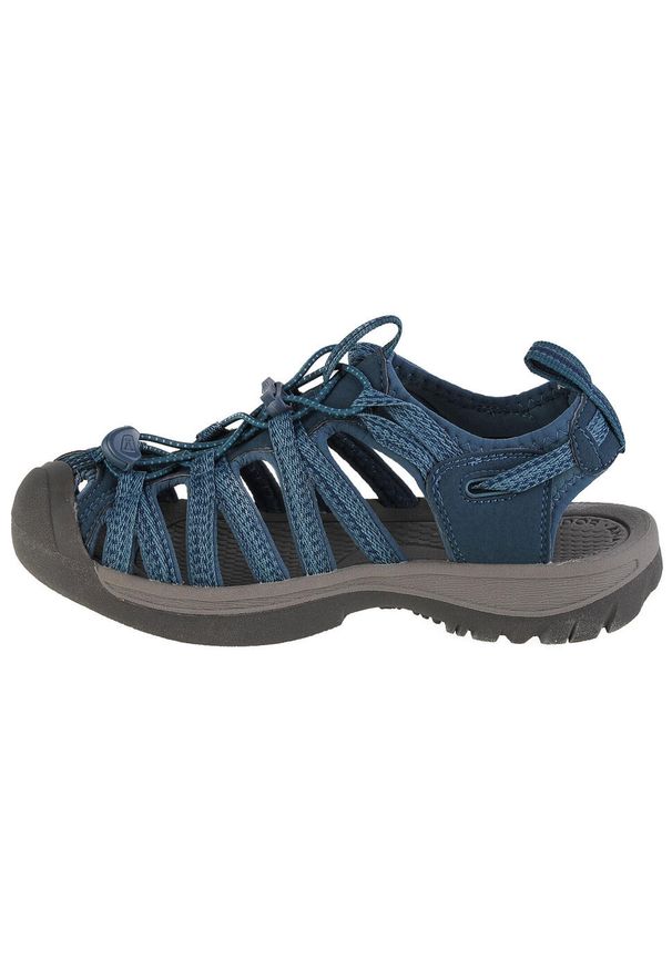 keen - Buty do chodzenia damskie Keen Whisper. Kolor: niebieski. Materiał: materiał, syntetyk. Sport: turystyka piesza