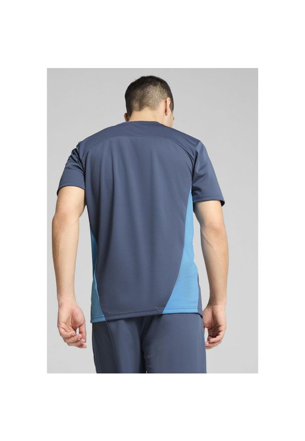 Puma - Męska koszulka treningowa Manchester City PUMA Inky Blue Magic. Kolor: niebieski
