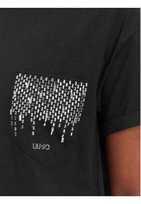 Liu Jo T-Shirt WA6372 JS923 Czarny Regular Fit. Kolor: czarny. Materiał: bawełna #2