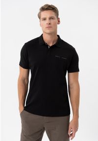 Volcano - Klasyczna polówka O-MARON. Okazja: na co dzień. Typ kołnierza: kołnierzyk klasyczny, polo. Materiał: prążkowany, dzianina, materiał, bawełna. Styl: klasyczny #1