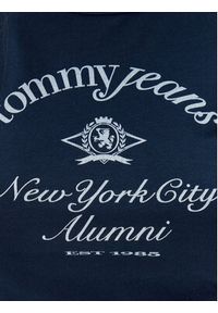 Tommy Jeans T-Shirt Nyc Ringer DW0DW20323 Granatowy Slim Fit. Kolor: niebieski. Materiał: bawełna #4