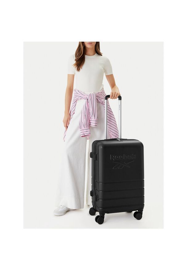 Walizka średnia Reebok. Kolor: czarny