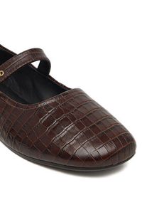 Clarks Baleriny Livia Jane 26327192 Brązowy. Kolor: brązowy. Materiał: skóra #4