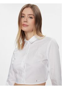 Tommy Jeans Koszula DW0DW17344 Biały Slim Fit. Kolor: biały. Materiał: bawełna #5