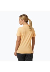 Koszulka polo damska Helly Hansen Siren Polo. Typ kołnierza: polo. Kolor: pomarańczowy