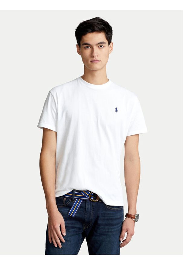 Polo Ralph Lauren T-Shirt 710707087003 Biały Classic Fit. Typ kołnierza: polo. Kolor: biały. Materiał: bawełna