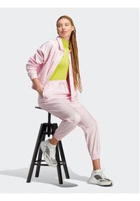 Adidas - adidas Spodnie dresowe Loose Trousers with Healing Crystals-Inspired Graphics IC0795 Różowy Loose Fit. Kolor: różowy. Materiał: bawełna #6