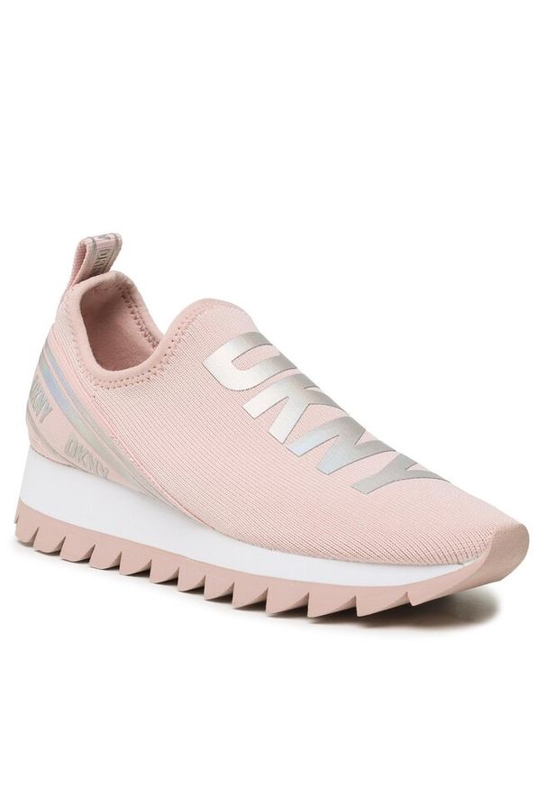 Sneakersy DKNY. Kolor: różowy